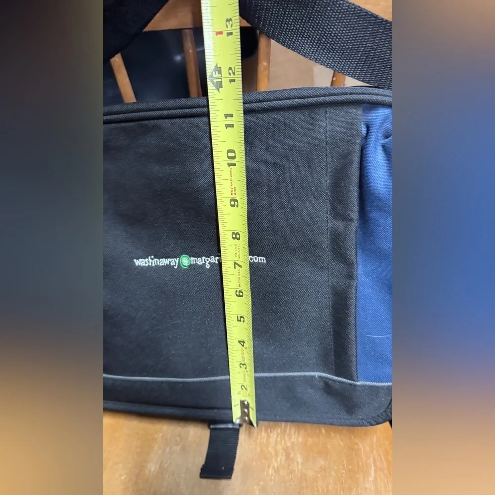 Black and Blue Jimmy Buffet Margaritaville Laptop Messenger Bag SEE PICS